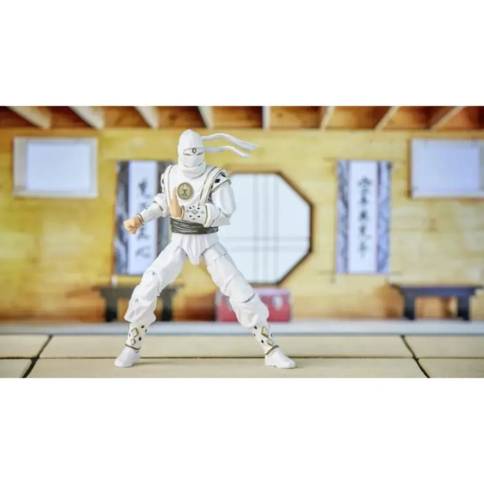 Power Rangers x Cobra Kai - White Crane Ranger Outfit Morphed Daniel Larusso (6") - Hasbro - Lightning Collection Series