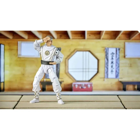 Power Rangers x Cobra Kai - White Crane Ranger Outfit Morphed Daniel Larusso (6