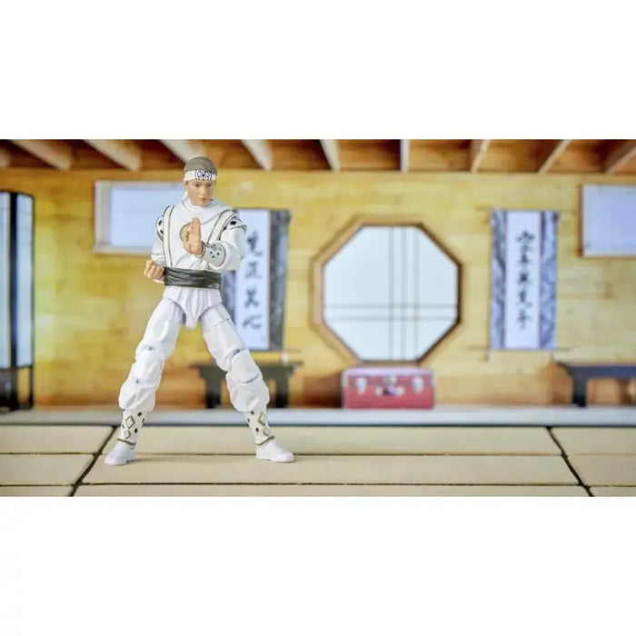 Power Rangers x Cobra Kai - White Crane Ranger Outfit Morphed Daniel Larusso (6") - Hasbro - Lightning Collection Series