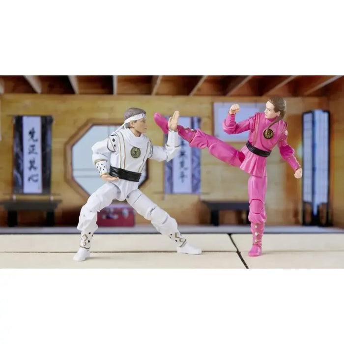 Power Rangers x Cobra Kai - White Crane Ranger Outfit Morphed Daniel Larusso (6") - Hasbro - Lightning Collection Series