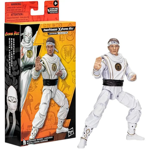 Power Rangers x Cobra Kai - White Crane Ranger Outfit Morphed Daniel Larusso (6