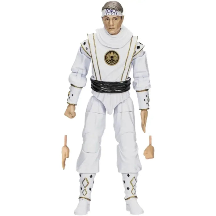 Power Rangers x Cobra Kai - White Crane Ranger Outfit Morphed Daniel Larusso (6") - Hasbro - Lightning Collection Series
