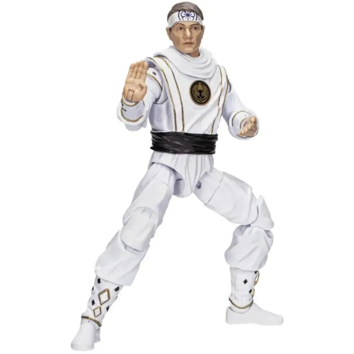 Power Rangers x Cobra Kai - White Crane Ranger Outfit Morphed Daniel Larusso (6") - Hasbro - Lightning Collection Series