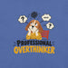 Professional Overthinker T-Shirt - Funny Anxious Dog Graphic Tee