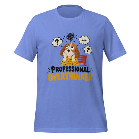 Professional Overthinker T-Shirt - Funny Anxious Dog Graphic Tee - Image 25