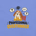 Professional Overthinker T-Shirt - Funny Anxious Dog Graphic Tee