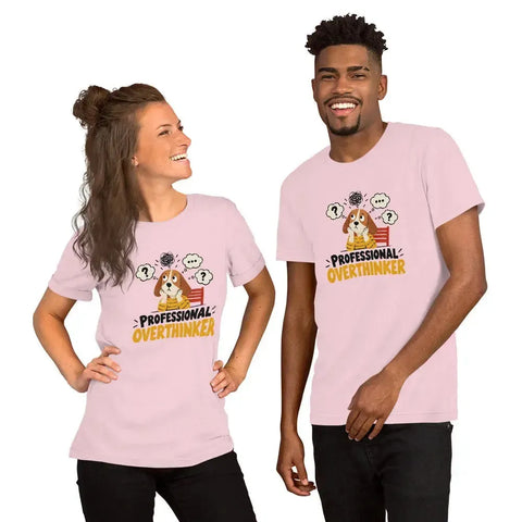 Professional Overthinker T-Shirt - Funny Anxious Dog Graphic Tee - Image 44