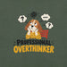 Professional Overthinker T-Shirt - Funny Anxious Dog Graphic Tee
