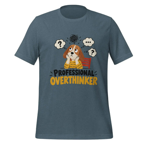 Professional Overthinker T-Shirt - Funny Anxious Dog Graphic Tee - Image 9