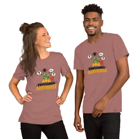 Professional Overthinker T-Shirt - Funny Frog Mental Health Graphic Tee - Image 20