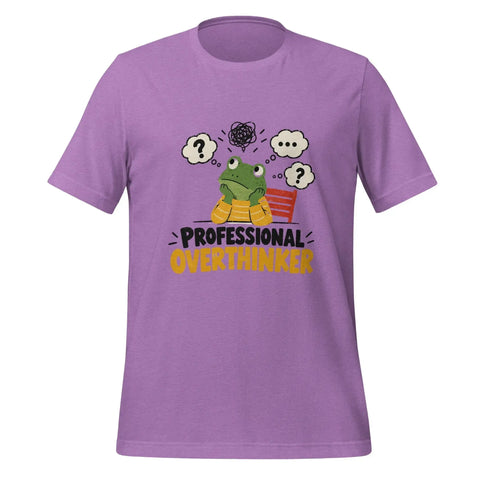 Professional Overthinker T-Shirt - Funny Frog Mental Health Graphic Tee - Image 21