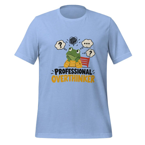 Professional Overthinker T-Shirt - Funny Frog Mental Health Graphic Tee - Image 29
