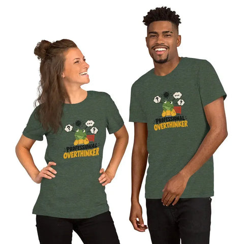 Professional Overthinker T-Shirt - Funny Frog Mental Health Graphic Tee - Image 8