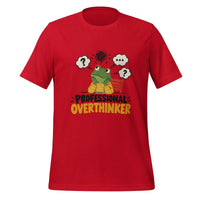 Professional Overthinker T-Shirt - Funny Frog Mental Health Graphic Tee