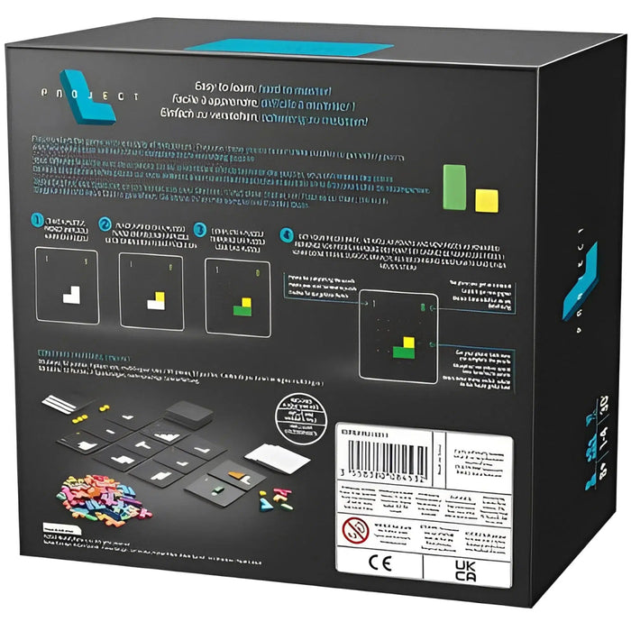 Project L - Strategy Puzzle Board Game for Family, and Adults (1-4 Players, Ages 8+) - Boardcubator