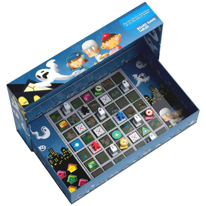 Psychic Pizza Deliverers Go to the Ghost Town - Puzzle Horror Board Game for Family, Adults, and Children (3-5 Players, Ages 11+) - Allplay