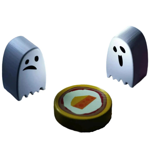 Psychic Pizza Deliverers Go to the Ghost Town - Puzzle Horror Board Game for Family, Adults, and Children (3-5 Players, Ages 11+) - Allplay