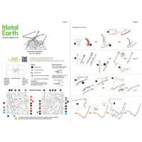 Pteranodon Prehistoric Dinosaur Skeleton Figure Model Kit (Steel, Moderate Di...- Image 5
