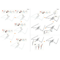 Pteranodon Prehistoric Dinosaur Skeleton Figure Model Kit (Steel, Moderate Di...- Image 7