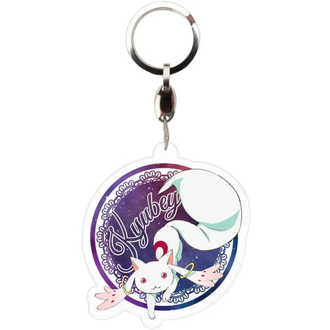 Puella Magi Madoka Magica - Kyubey Keychain (2