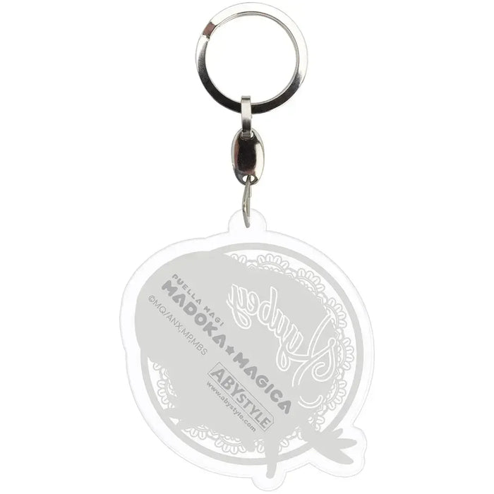 Puella Magi Madoka Magica - Kyubey Keychain (2", Acrylic) - ABYstyle