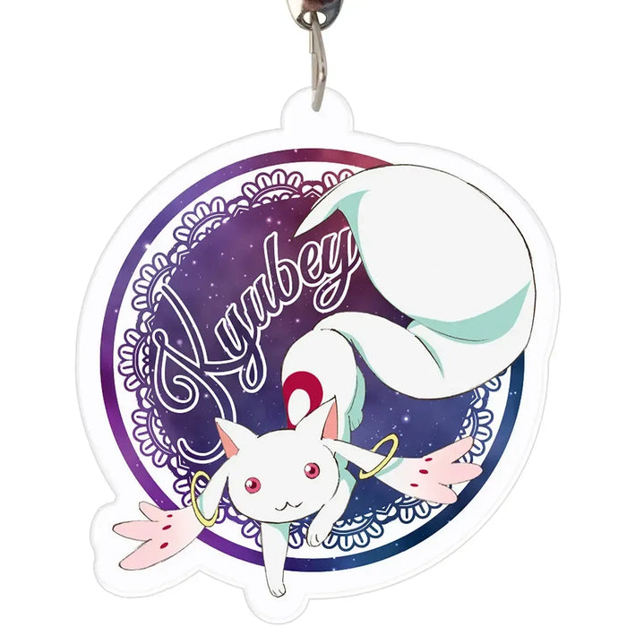 Puella Magi Madoka Magica - Kyubey Keychain (2", Acrylic) - ABYstyle