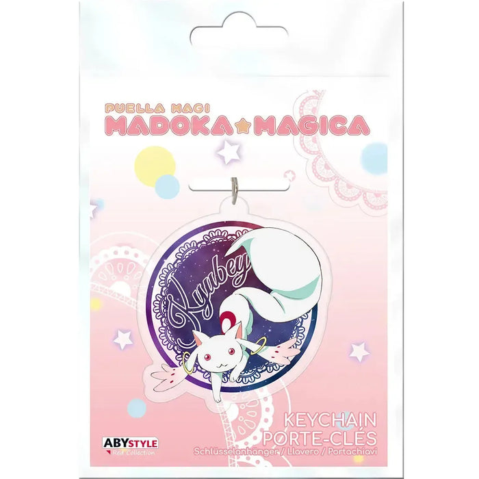 Puella Magi Madoka Magica - Kyubey Keychain (2", Acrylic) - ABYstyle