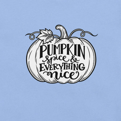 Pumpkin Spice & Everything Nice T-Shirt - Fall Pumpkin Graphic Tee - Image 34