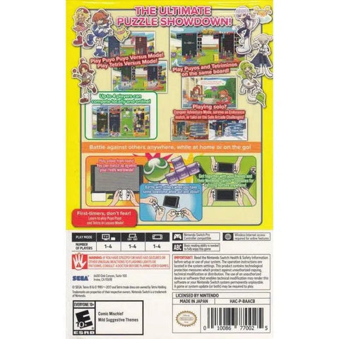 Puyo Puyo Tetris - Nintendo Switch