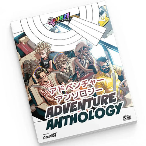 QUEERZ! Adventure Anthology - Tabletop Role-Playing Game Expansion - Japanime Games