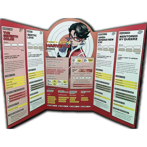 QUEERZ! - Cooperative Fantasy Tabletop Role-Playing Game for Family (2-4 Players, Ages 12+) - Japanime Games