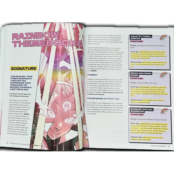 QUEERZ! - Cooperative Fantasy Tabletop Role-Playing Game for Family (2-4 Players, Ages 12+) - Japanime Games