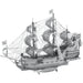 Queen Anne's Revenge Pirate Ship 3D Figure Model Kit (Steel, Moderate Difficulty) - Fascinations - Metal Earth Premium Series - (2023)