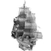 Queen Anne's Revenge Pirate Ship 3D Figure Model Kit (Steel, Moderate Difficulty) - Fascinations - Metal Earth Premium Series - (2023)