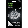 Queen Anne's Revenge Pirate Ship 3D Figure Model Kit (Steel, Moderate Difficulty) - Fascinations - Metal Earth Premium Series - (2023)