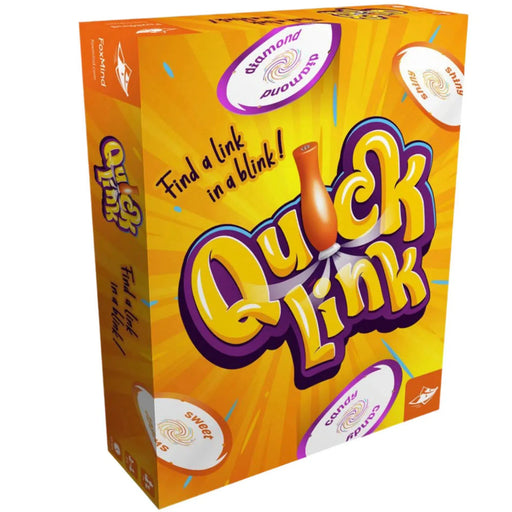 Quick Link - Party Math Card Game for Family, Adults, and Children (2-4 Players, Ages 7+) - FoxMind