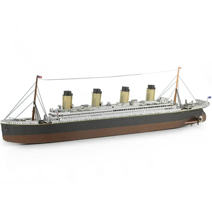 RMS Titanic Ship Figure Model Kit (1:928 Scale, Steel, Moderate Difficulty) - Fascinations - Metal Earth Premium Series