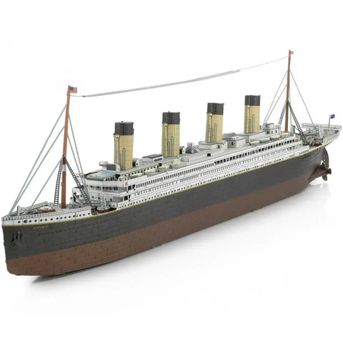 RMS Titanic Ship Figure Model Kit (1:928 Scale, Steel, Moderate Difficulty) - Fascinations - Metal Earth Premium Series