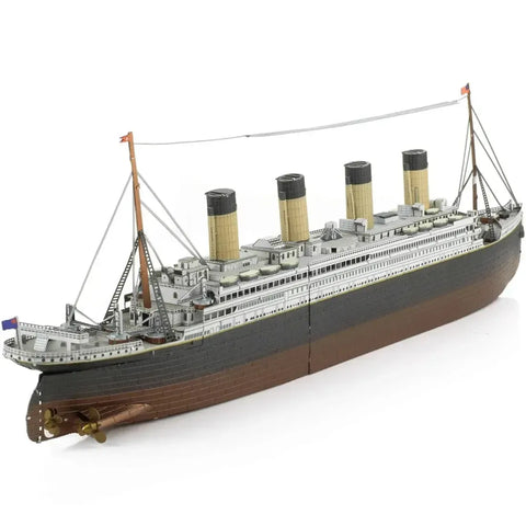 RMS Titanic Ship Figure Model Kit (1:928 Scale, Steel, Moderate Difficulty) - Fascinations - Metal Earth Premium Series