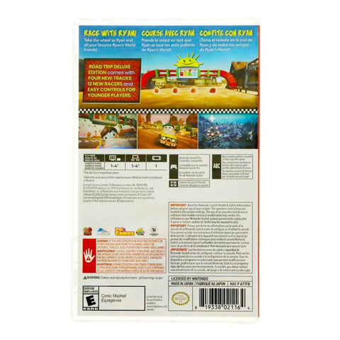Race With Ryan: Road Trip Deluxe Edition - Nintendo Switch