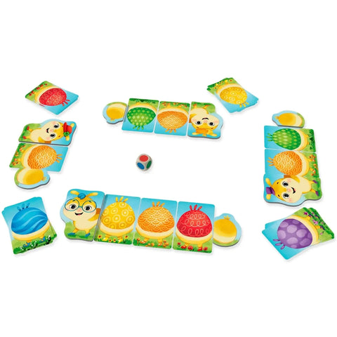 Rainbow Caterpillar - Dice-Based Educational Board Game for Family, Adults, and Children (2-4 Players, Ages 3+) - HABA - Image 2