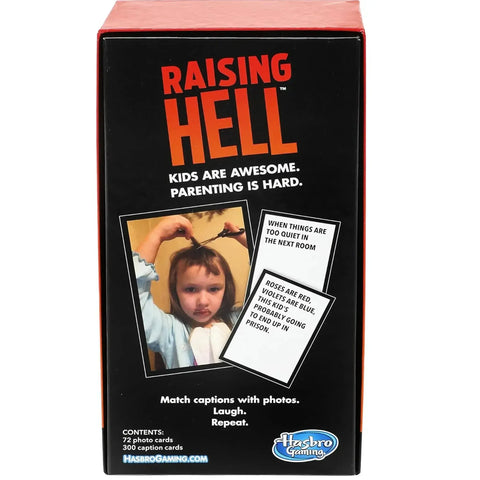 Raising Hell - Funny Party Card Game for Adults (3+ Players, Ages 17+) - Hasbro