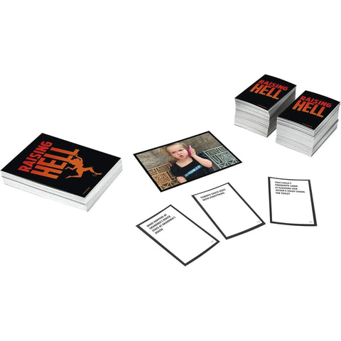 Raising Hell - Funny Party Card Game for Adults (3+ Players, Ages 17+) - Hasbro