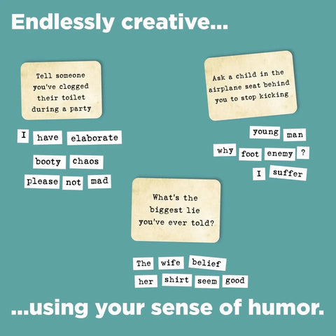 Ransom Notes: The Ridiculous Word Magnet Game - Party Humor Board Game for Adults (3-6 Players, Ages 17+) - Charty Party LLC - Image 5