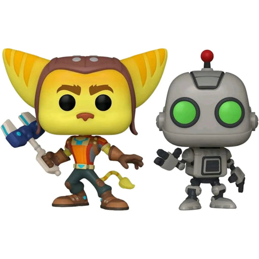 Ratchet & Clank - Ratchet & Clank 2-Pack Figure Set (3.75") - Funko - Pop! Games Series, GameStop Exclusive - (2020)