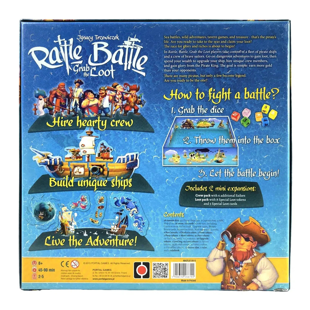 Rattle, Battle, Grab the Loot - Board Game - Portal Games