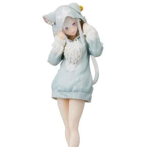 Re:Zero Starting Life in Another World - Emilia Figure (Great Spirit Puck Version) - SEGA - SPM