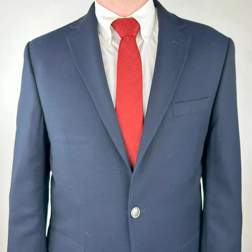 Red Dice Pattern Premium Necktie (Handmade, 100% Silk) - Adventurer's Forge