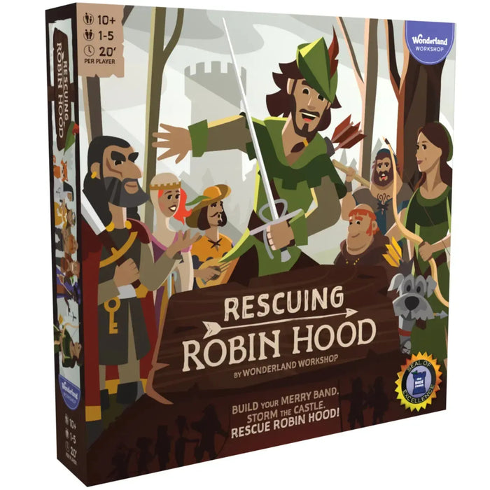Rescuing Robin Hood - Cooperative Fantasy Board Game for Family, Adults & Children (1-5 Players, Ages 10+)
