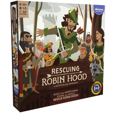 Rescuing Robin Hood - Cooperative Fantasy Board Game for Family, Adults & Children (1-5 Players, Ages 10+)